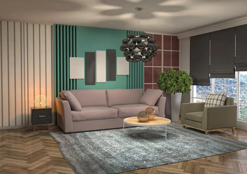 A 3D Design of a Living Room