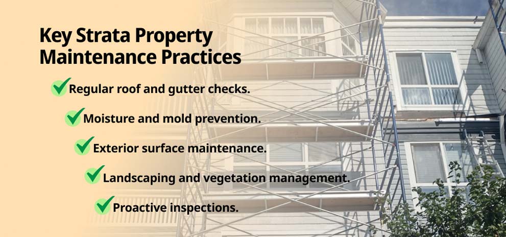 5 key Strata Property Maintenance practices