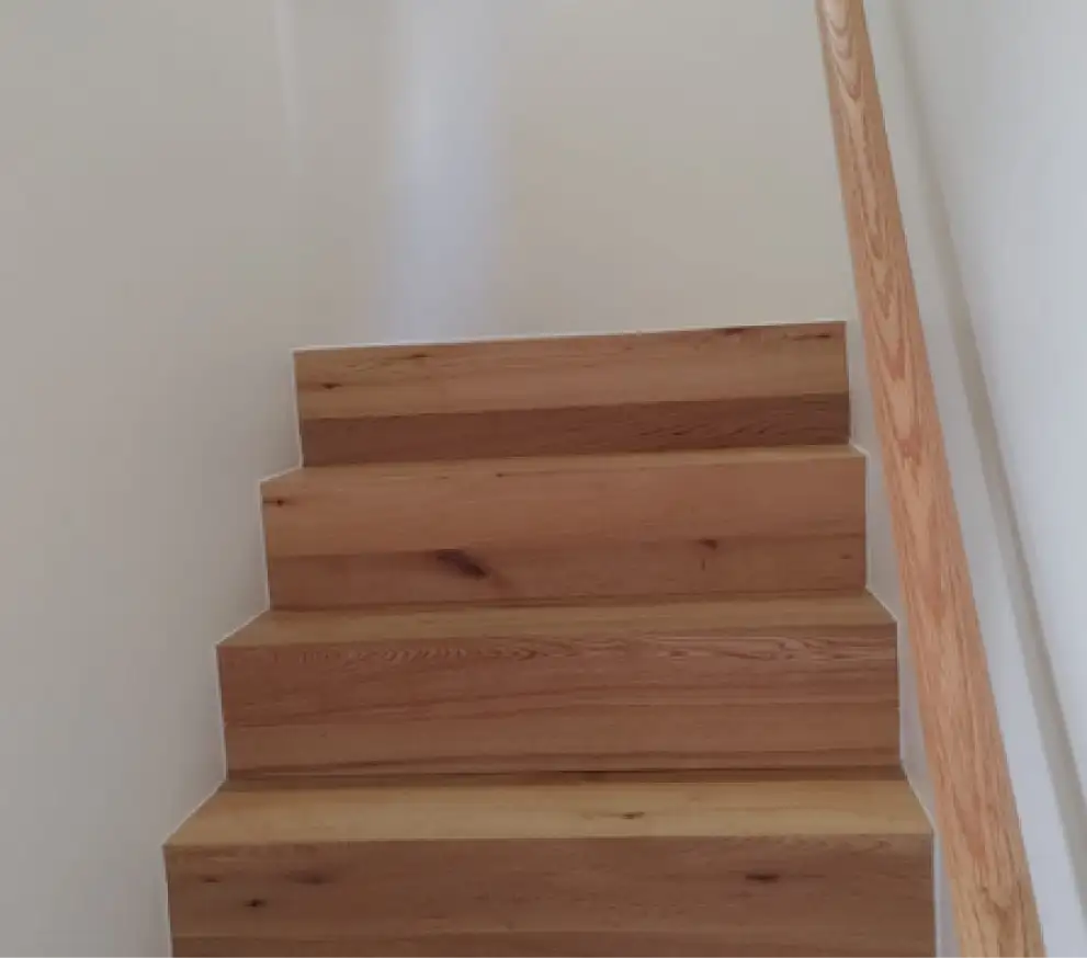 Newly installed and spot clean stairs